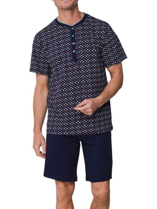 Pastunette Men navy blue shortama