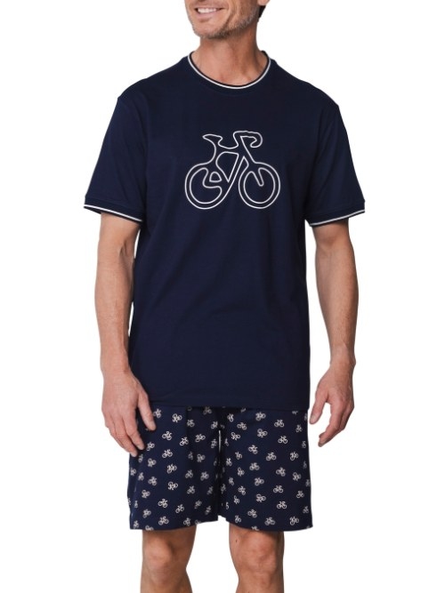 Pastunette Men navy blue shortama