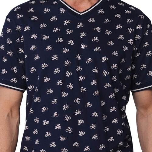 Pastunette Men navy blue shortama