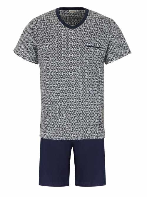 Pastunette Men navy blue shortama