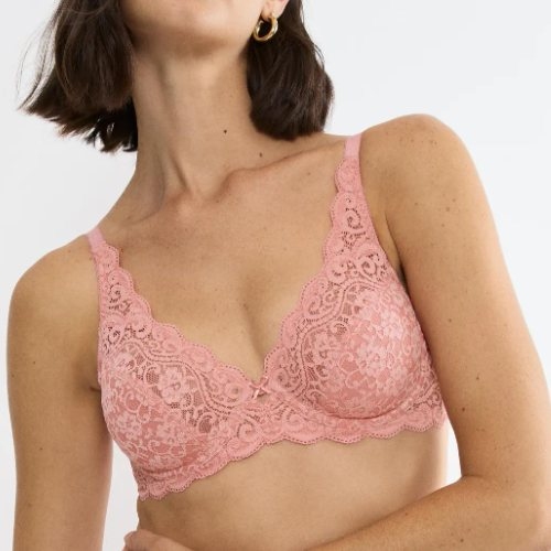Triumph Amourette pink non-padded bra