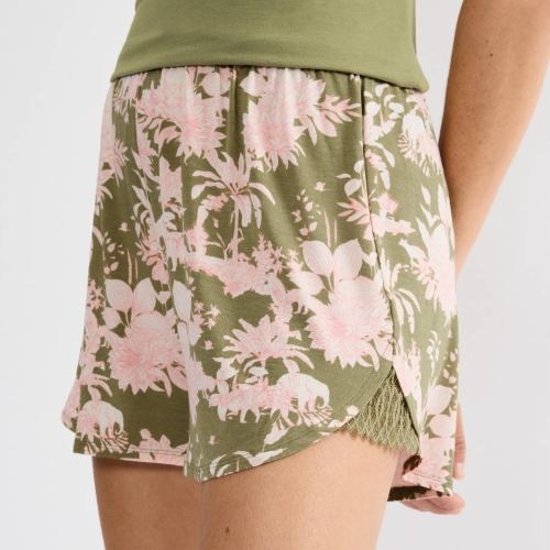 Triumph Aura Spotlight olive green pyjama trouser