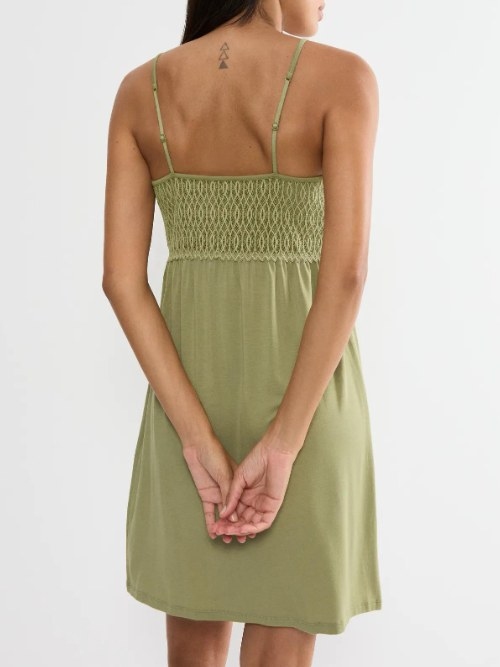 Triumph Aura Spotlight olive green slipdress