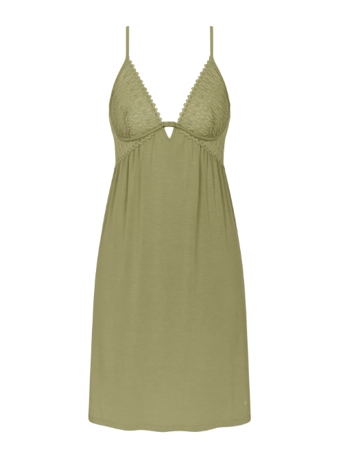 Triumph Aura Spotlight olive green slipdress