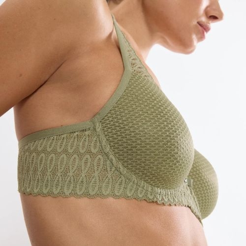 Triumph Aura Spotlight olive green padded bra