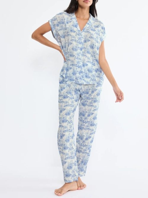 Triumph Boyfriend Fit blue pajama