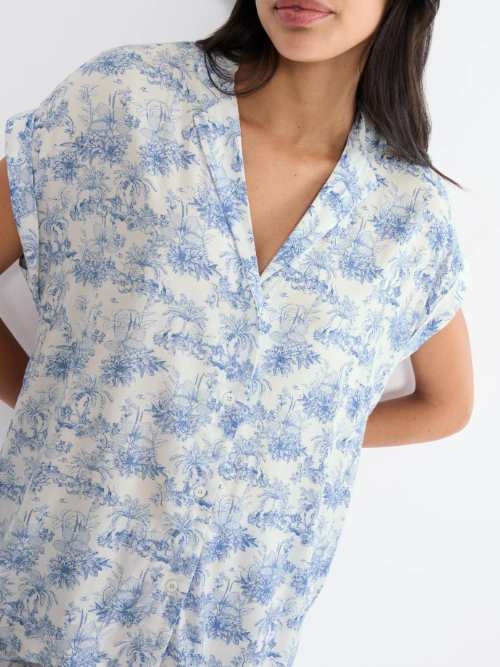 Triumph Boyfriend Fit blue pajama