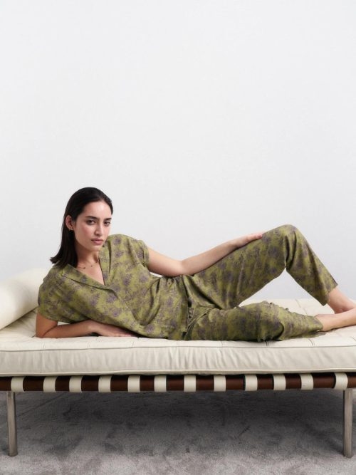 Triumph Boyfriend Fit green pajama