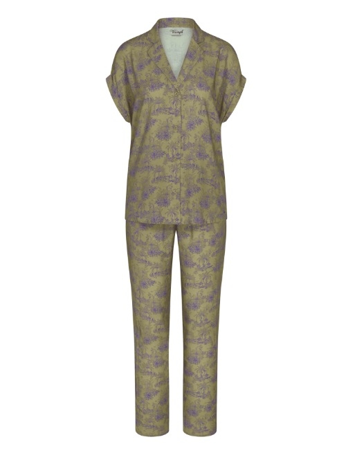 Triumph Boyfriend Fit green pajama