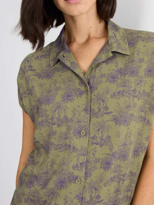 Triumph Boyfriend Fit green nightdress