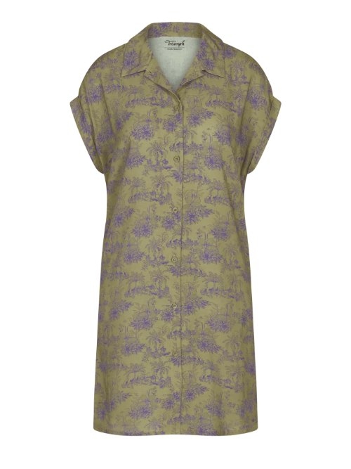 Triumph Boyfriend Fit green nightdress