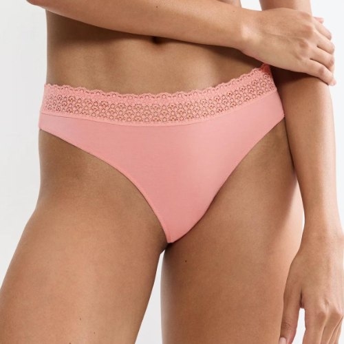 Triumph Feel of Modal pink thong