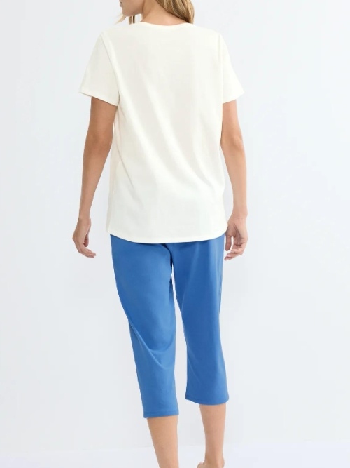 Triumph Sets white/blue shortama