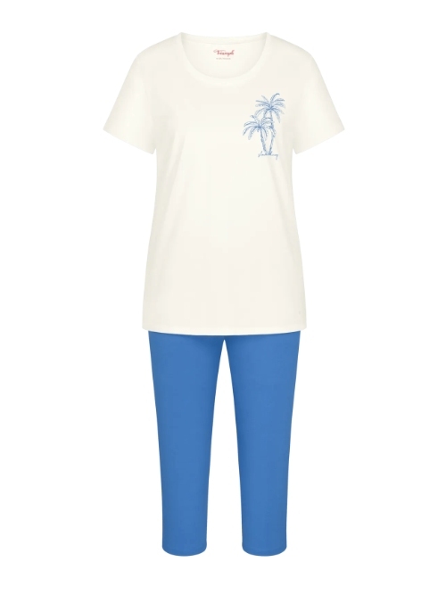 Triumph Sets white/blue shortama