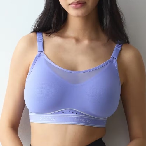 Triumph Triaction Cardio Breeze purple sport bra