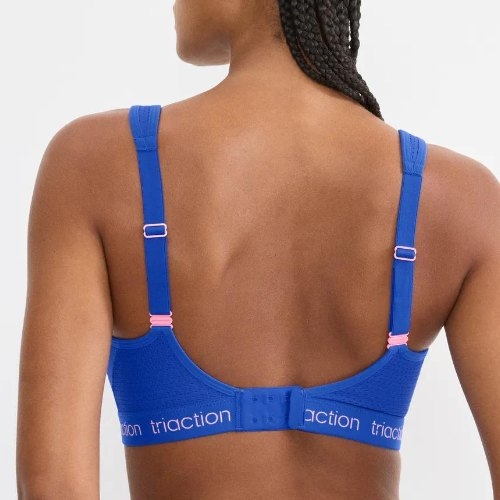 Triumph Triaction Energy Lite blue sport bra