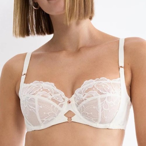 Triumph Gardenia Florale off white non-padded bra