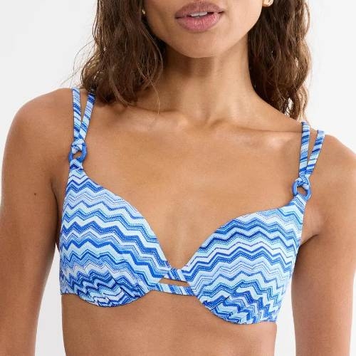 Triumph Swimwear Mix & Match blue padded bikini bra