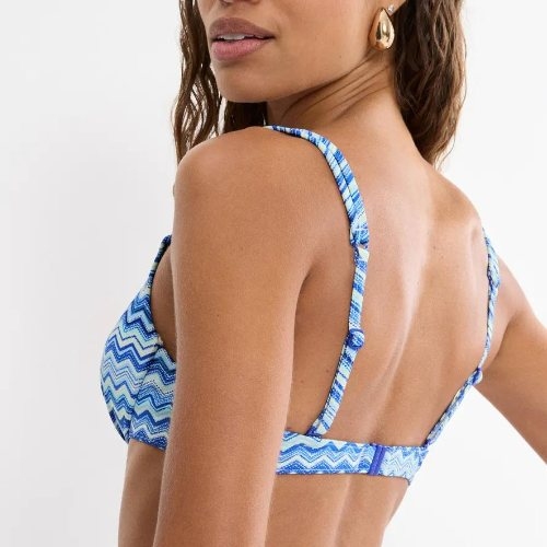 Triumph Swimwear Mix & Match blue padded bikini bra