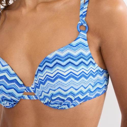 Triumph Swimwear Mix & Match blue padded bikini bra