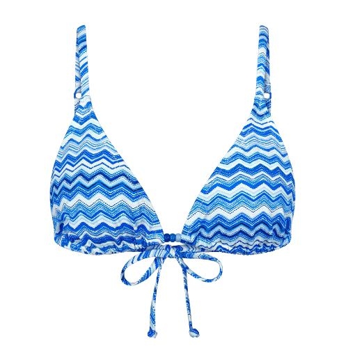 Triumph Swimwear Mix & Match blue padded bikini bra