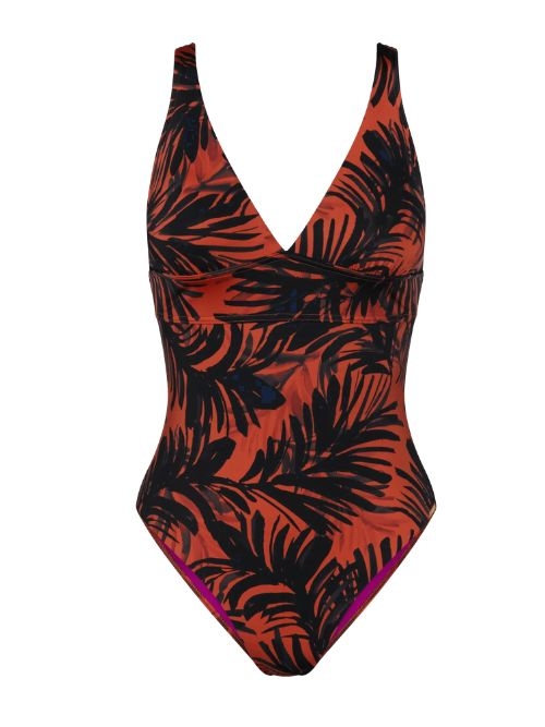 Triumph Swimwear Summer Palm brown bathingsuit