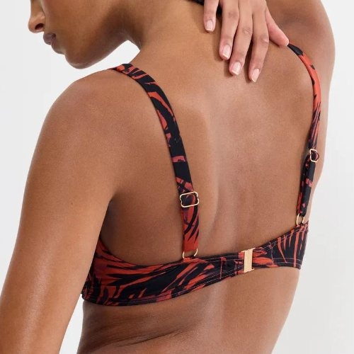 Triumph Swimwear Summer Palm brown padded bikini bra