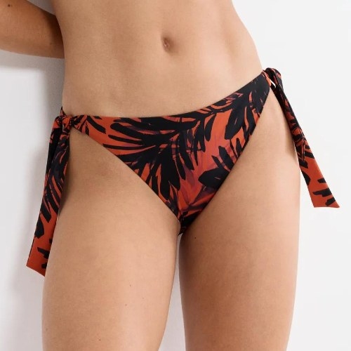 Triumph Swimwear Summer Palm brown bikini brief