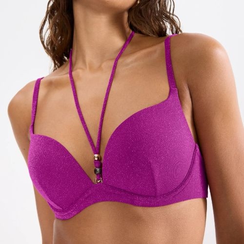 Triumph Swimwear Summer Sunset raspberry padded bikini bra
