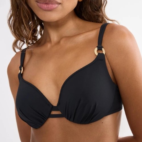 Triumph Swimwear Summer Twist black padded bikini bra