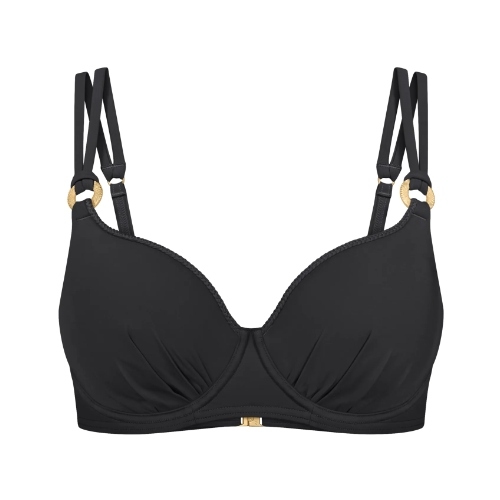 Triumph Swimwear Summer Twist black padded bikini bra