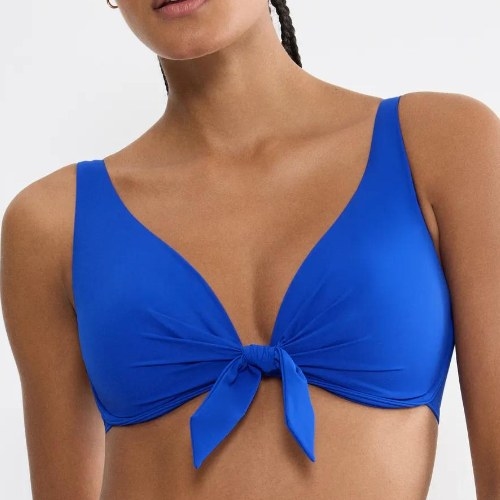 Triumph Swimwear Summer Twist blue padded bikini bra