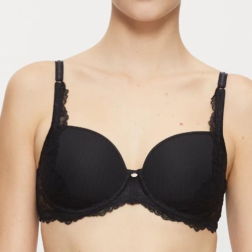 Triumph Wild Peony Florale black padded bra