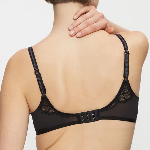 Triumph Wild Peony Florale black padded bra