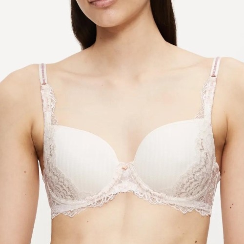 Triumph Wild Peony Florale white padded bra