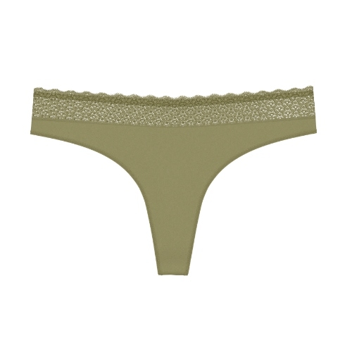 Triumph Feel of Modal olive green thong