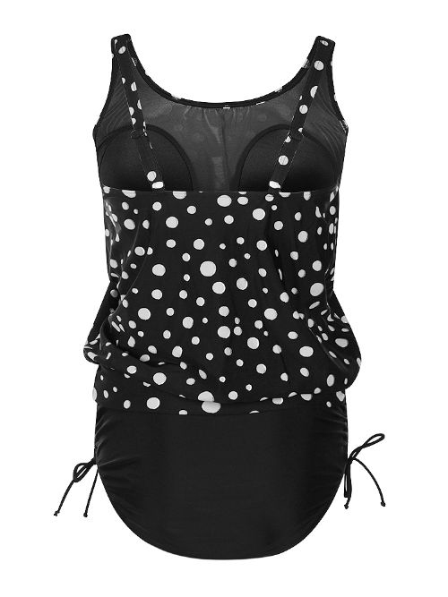 Mila Silver Dots  tankini set