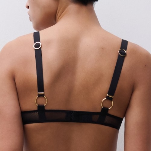 Chantelle Xquisite black non-padded bra