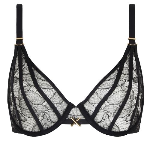 Chantelle Xquisite black non-padded bra