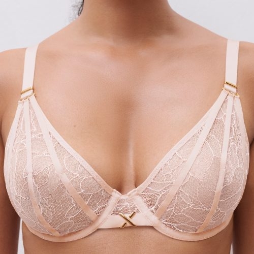 Chantelle Xquisite pink non-padded bra