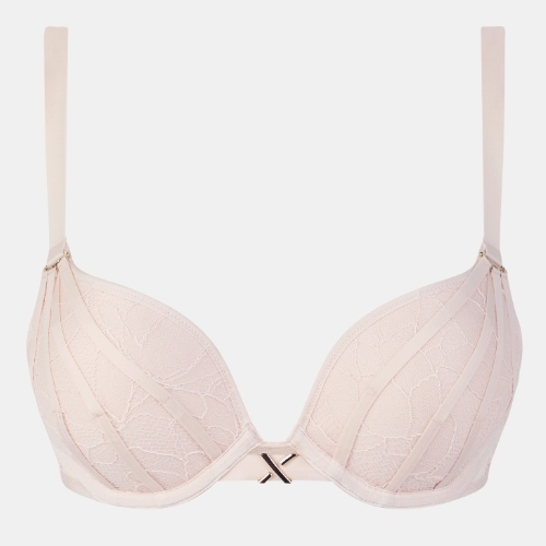 Chantelle Xquisite pink push up bra