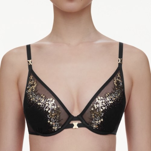 Chantelle Genesis black padded bra