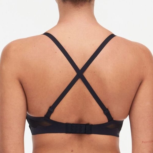 Chantelle Pure Light black wireless bra