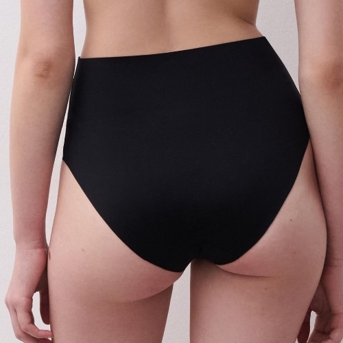 Chantelle Pure Light black high waist brief
