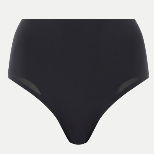Chantelle Pure Light black high waist brief