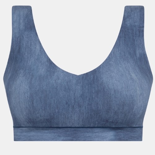 Chantelle SoftStretch jeans blue wireless bra