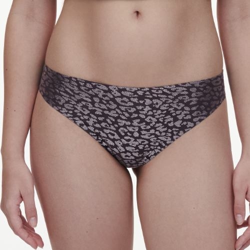 Chantelle SoftStretch grey thong