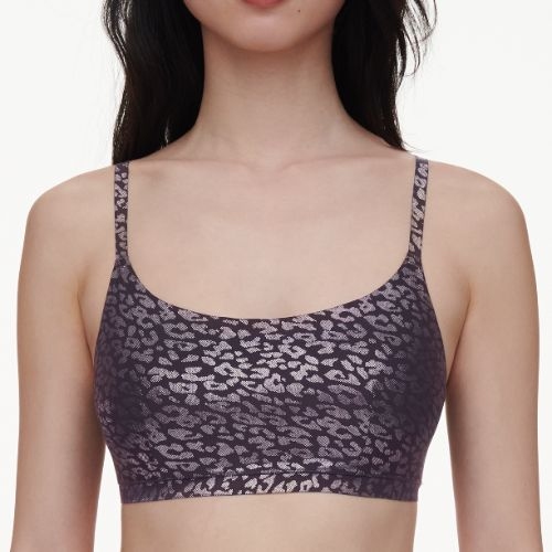 Chantelle SoftStretch grey wireless bra
