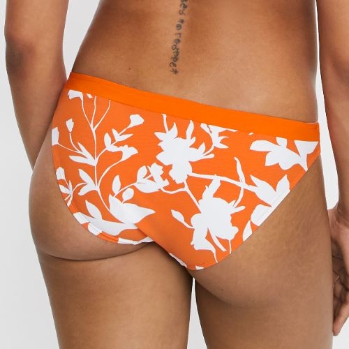 Chantelle Swimwear Tropical orange bikini brief