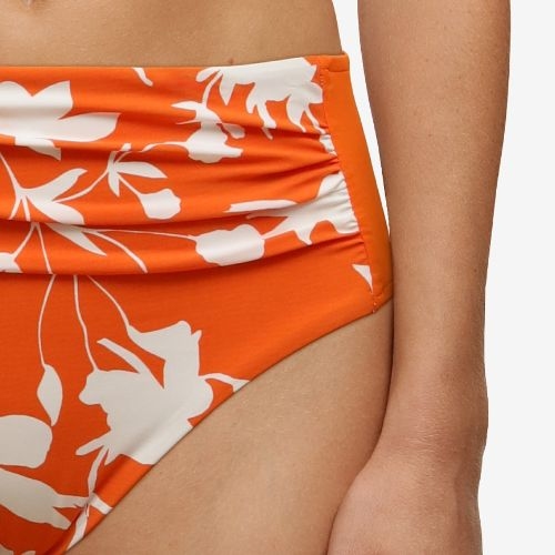Chantelle Swimwear Tropical orange bikini brief